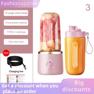 Fashionapplee Portable Blender Bottle Electric 10 Blades Multifunction Juice Blender Fresh Juice Smo