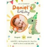 DIGITAL CARD BIRTHDAY INVITATION / KAD JEMPUTAN HARI JADI