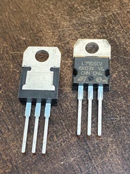 (แพ็ค1ตัว/10ตัว)ล็อตใหม่ของแท้100% L7905CV TO-220 IC เร็คคูเลต 7905 ของแท้ใหม่ L7905 L7905CV สินค้าพ