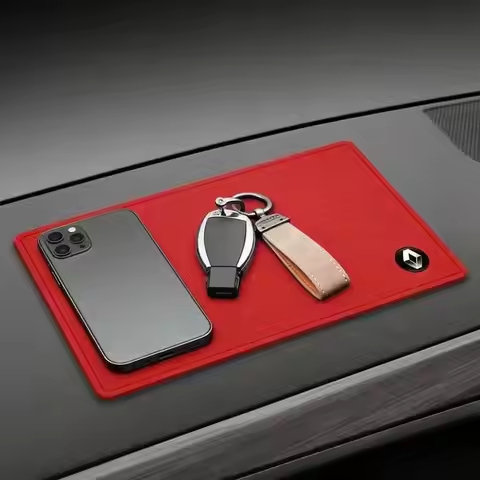 Car Dashboard Storage Anti Slip Pad Phone Store Items Mat For Renault Megane Kadjar QM6 Clio Koleos 