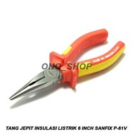 Sanfix P-61V 6 Inch Electrical Insulation Pliers