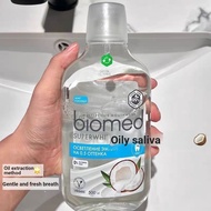 Russia Imported biomed Whitening Coconut Oil Fresh Fluoride-Free Alcohol-Free Mouthwash 5.8