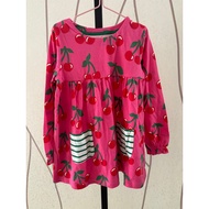 Foreign Trade English Single BD Baby Girl Spring Autumn Pure Cotton Dress 2-12 Years Old Correspondi