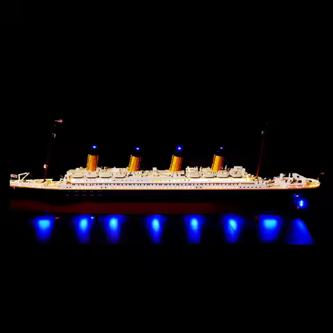 Led Light Kit Compatible with Lego 10294 Ocean Liner Historical Ship Building Blocks (only led inclu