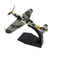 BF109เครื่องบินชื่อดัง WWII จากเยอรมัน1:72โมเดลโมเดลเครื่องบินรบหล่อจากโลหะผสมชุดก่อสร้างเครื่องบินฟ