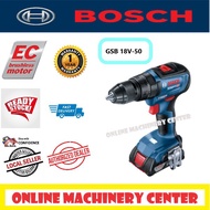 (READY STOCK) BOSCH GSB 18V-50 BRUSHLESS CORDLESS IMPACT DRILL/DRIVER