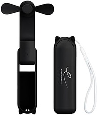 Elite-Skincare Portable Handheld Mini Fan, Foldable Small USB Rechargeable Powered Fan, 3 Speed Wind