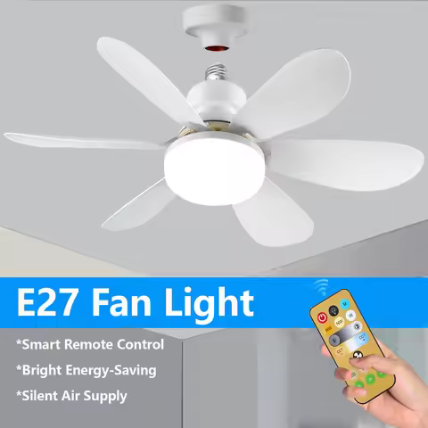 IRALAN Modern ceiling led light fan 52CM 42CM silent with remote control ceiling fan lamp for room o