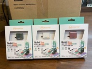 全新門市現貨‼️台灣雙用Qubii Duo USB-C備份豆腐［不包含記憶卡］（深綠，白色，玫瑰金）