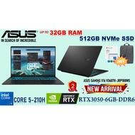 ASUS GAMING V16 (V3607V) Core-5 210H+RTX3050-6GB / K16 (K3605V) i5-13420H+RTX3050-4GB - 32GB/512GB/1