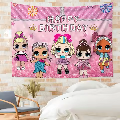 Fashion L-LOL S-SURPRISE-S flag For Bedroom Living Bar Garden Outdoor Active Decoration Background A