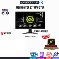 [ผ่อน 0% 3 ด.]MSI MONITOR 27" MAG 275F(IPS FHD 180Hz)/ประกัน 3 Years