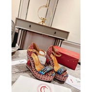 AAA+Cl 2024 New style rivets ladies wedges sandals