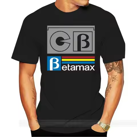 BETAMAX 1970s 80s Retro Video Cassette Home Movie T SHIRT - [VHS 8mm Film] New T Shirts Funny Tops T