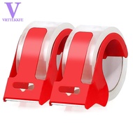 2Rolls Clear Packing Tapes with 2 Refillable Dispenser Heavy Duty Packaging Tape 1.88" X 55Yards for