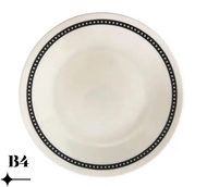 Corelle Signature Black &amp; White Dessert Plate