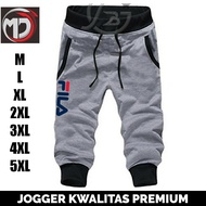 / Men's Big Size 3/4 Jogger Pants / Men's 3/4 Sports Pants / 3/4 Jogger Pants / Fleece Material