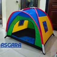 Ready Asgara Tenda Anak Lipat Mega Combo Super Besar 4 Karakter Spiderman, Boboiboy, Hello Kitty, Lo