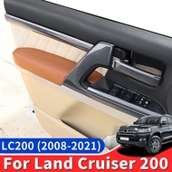 For 2008-2021 Land Cruiser 200 LC200 Interior Design Accessories Upgrade Decorative Car Door Carbon 