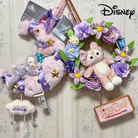 Disney Stellalou Dreamy Moon Pendant Linabell Spring Wreath Dreamcatcher Net Pendant Cute Room Decor