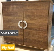 Vintage Oak 2 door Shoe Cabinet/ Almari kasut 2 pintu