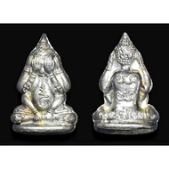 Phra Pidta Kwambadee Ner Ngen  火箭头六手必达，纯银版 2537Be（1994年制作） Lp Koon ，Wat Bangrai