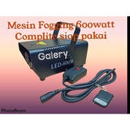 MESIN CAHAYA Fogging machine machine/ 600wSMOKE free liquid 100ml 2 bottles for effect lights or lig