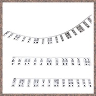 (MUDJ) Detachable Piano Keyboard Note Label, 88 Keys Piano Note Guide and Piano Key Guide
