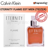 Calvin Klein Eternity Flame EDT for Men (100ml Tester) Eau de Toilette cK Fire Red [Brand New 100% Authentic Perfume/Fragrance]