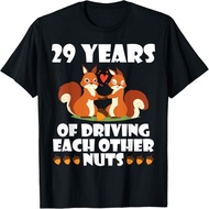 Fox Husband Wife Married 29 Years Of Driving Each Other Nuts T-Shirt
