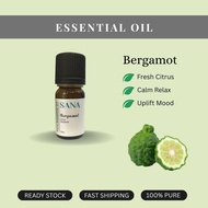 Bergamot Essential Oil 100 Pure and Natural Therapy Grade Citrus bergamia, SANA Aroma