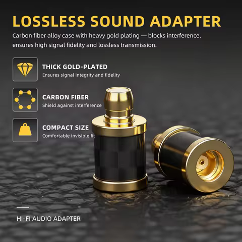 OKCSC Earphones Earsets EAR Male to MMCX Female Earphone Adapter for Pentaconn Ear PE/Acoustune HS16