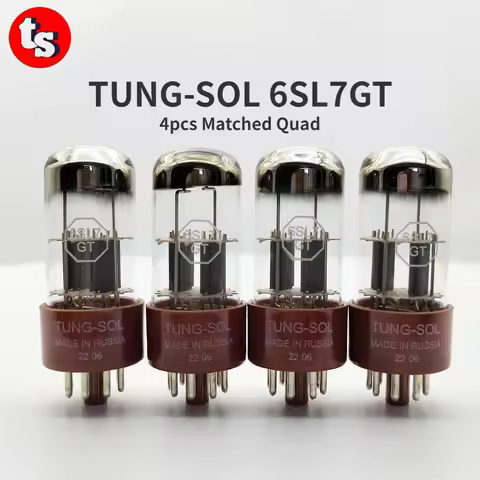 6SL7GT TUNG-SOL 6SL7 Vacuum Tube Upgrade 6N9P 6N9 6H9C 5691 6N2 12AT7 HIFI Audio Valve Electron Tube