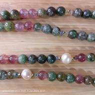 TASBIH 99 ~ 10k GREEN PHANTOM × STRAWBERRY QUARTZ