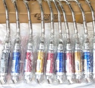 Pô xe máy sirius pô ahm dành cho xe sirius xăng rc bao gồm ống bô bát treo lò xo có nhiều màu sắc để