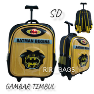 Tas sekolah anak laki laki/tas ransel anak laki laki/tas sekolah anak batman sd/tas ransel batman sd