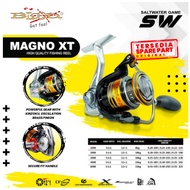 Reel Blood MAGNO XT 2000 3000 4000 6000 BONUS 1 Aluminum SPOOL 12+1BB FISHING REEL SPINNING SALT WATER