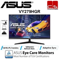 ASUS VY279HGR GAMING MONITOR ( 27" IPS FHD / 1MS / 120HZ / ADAPTIVE SYNC / VGA + HD MI )