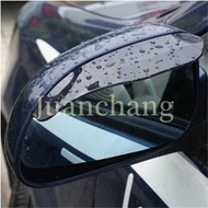 2Pcs Universal Flexible PVC Car Accessories Rearview Mirror Rain Shade Rainproof Blades Car Back Mir