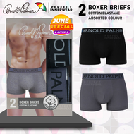 [M'sia Stock] [2 PCS] Arnold Palmer - Men Underwear Boxer Cotton Elastane Boxer Underwear Man Seluar