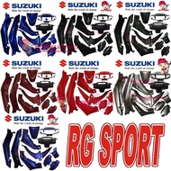 🏍️BODY COVER SET(LOCAL) SUZUKI RG SPORT BLUE 272/BLACK/GREEN/MAROON/OOK/SILVER/BLUE 269/PURPLE MOTORMAN