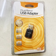 WiFi USB Adapter 650Mbps Dual Band 2.4G / 5G Hz