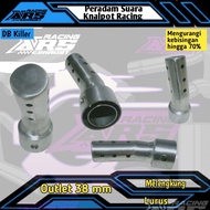 DB Killer Racing/Sound Dampener Exhaust Outlet 38, Bonus bolts UK.8 (straight & bent)