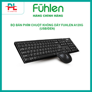 BỘ BÀN PHÍM CHUỘT KHÔNG DÂY FUHLEN A120G (USB/ĐEN) - Hàng Chính Hãng