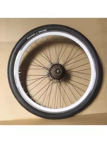 Thiened Aluminum Alloy Mountain Bike Wheel Set 26 Inch Railing Axis V Brake Rotating Disc Rim Gear i