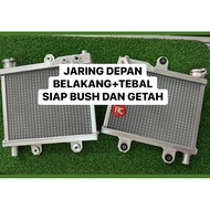RADIATOR ALOI TEBAL JARING DEPAN BELAKANG RR150 ZX150 ZSR VICTOR KR150 KAWASAKI