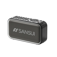 SANSUI ลำโพงบลูทูธโบราณลำโพงบลูทูธเสียงเบสสเตอริโอแบบพกพาวิทยุขนาดเล็กรองรับผู้เล่นเพลง Tws/fm/aux