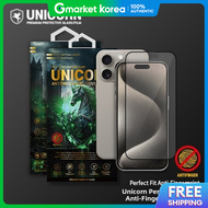 i Pro Max Air Pro Unicorn Perfect Fit Anti-Fingerprint Full Cover Tempered Glass i 15 14 13 12