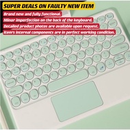 【NEW ITEM WITH MINOR DEFECT】 Wireless Keyboard for ipad keyboard with touchpad bluetooth keyboard fo