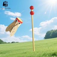 [Serenable] Traditional Chinese Wooden Cicada Toy, Educational And Creative, Improves Fine Motor Ski